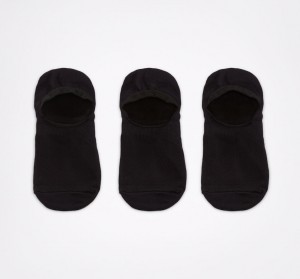 Converse 3-Pack Microfiber Nylon Liner Socks Negras | 542-KGBHQL