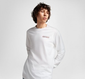 Converse All Star Invierno Chill Long-Sleeve T-Shirt Blancas | 238-RGAHMS