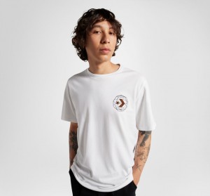 Converse All Star Mountain T-Shirt Blancas | 531-AUFEIR