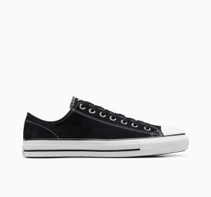 Converse CONS Chuck Taylor All Star Pro Gamuza Negras Negras Blancas | 813-SLCIFM