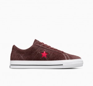 Converse CONS One Star Pro Marrones Blancas Rojas | 905-IABFTH