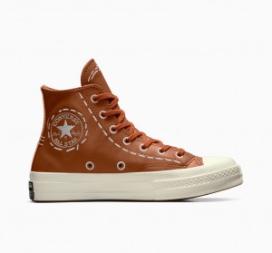 Converse Chuck 70 Bold Stitch Tawny Owl / Tawny Owl / Egret | 794-DFLIMA