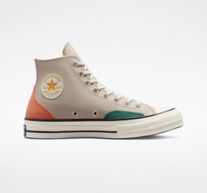 Converse Chuck 70 Color Block Naranjas | 031-NCVMFQ