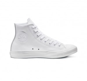 Converse Chuck Taylor All Star Cuero Blancas | 418-EUXGOL