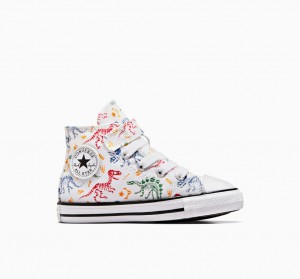 Converse Chuck Taylor All Star Easy-On Dinos Blancas Rojas Verde | 548-MQSNXV