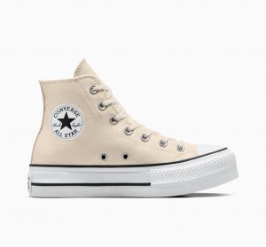 Converse Chuck Taylor All Star Lift Plataforma Blancas Negras | 365-BYVCRH