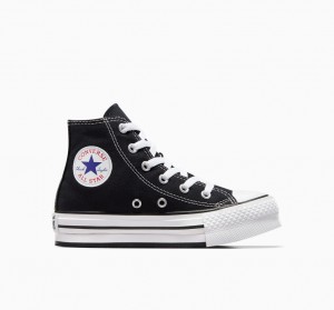 Converse Chuck Taylor All Star Lift Plataforma Negras Blancas Negras | 586-LEAQZY