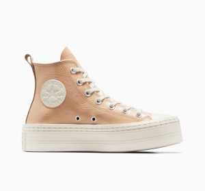 Converse Chuck Taylor All Star Modern Lift Plataforma Embossed Epic Dune / Epic Dune / Egret | 179-PWJBRS