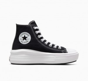 Converse Chuck Taylor All Star Move Plataforma Negras Blancas | 027-FOQRIL