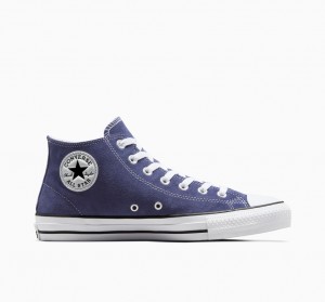 Converse Chuck Taylor All Star Pro Gamuza Azules Blancas Negras | 837-OEYGBS