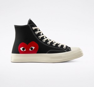 Converse Converse x Comme des Garçons PLAY Chuck 70 Negras Blancas Rojas | 923-XPBJHD