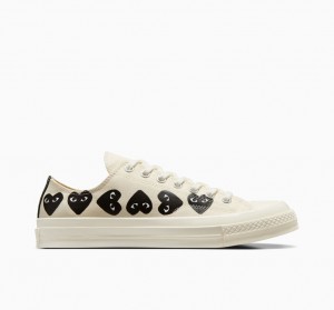 Converse Converse x Comme des Garçons PLAY Chuck 70 Multi Heart Negras | 942-QEKANT