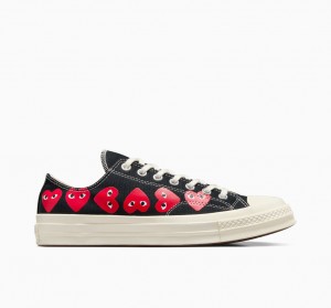 Converse Converse x Comme des Garçons PLAY Chuck 70 Multi Heart Negras Rojas | 198-JSBZQR