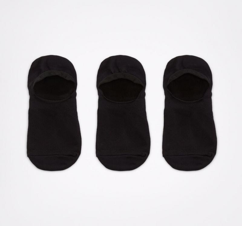 Converse 3-Pack Microfiber Nylon Liner Socks Negras | 108-KACESH