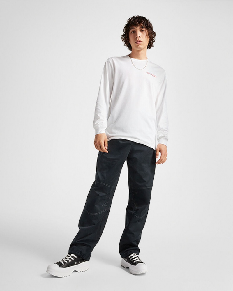 Converse All Star Invierno Chill Long-Sleeve T-Shirt Blancas | 238-RGAHMS