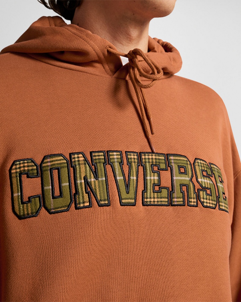 Converse All Star Logo Namesake Hoodie Tawny Owl | 237-DZXRAT