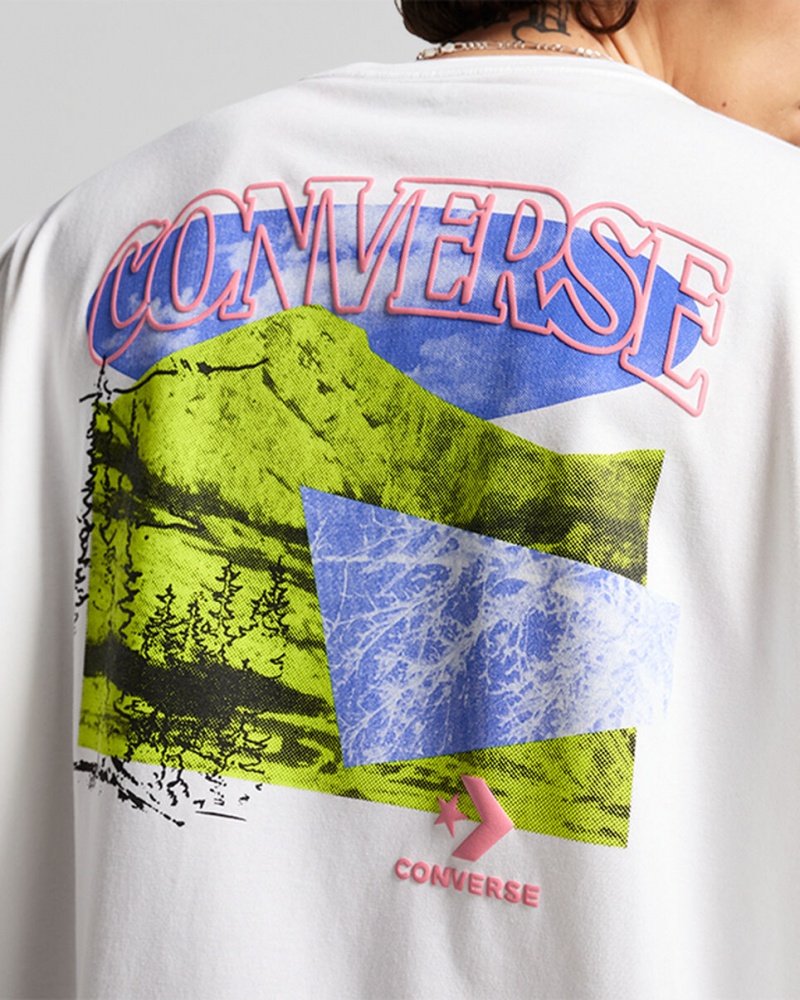 Converse All Star Mountain Remix T-Shirt Blancas | 057-HUSOCW