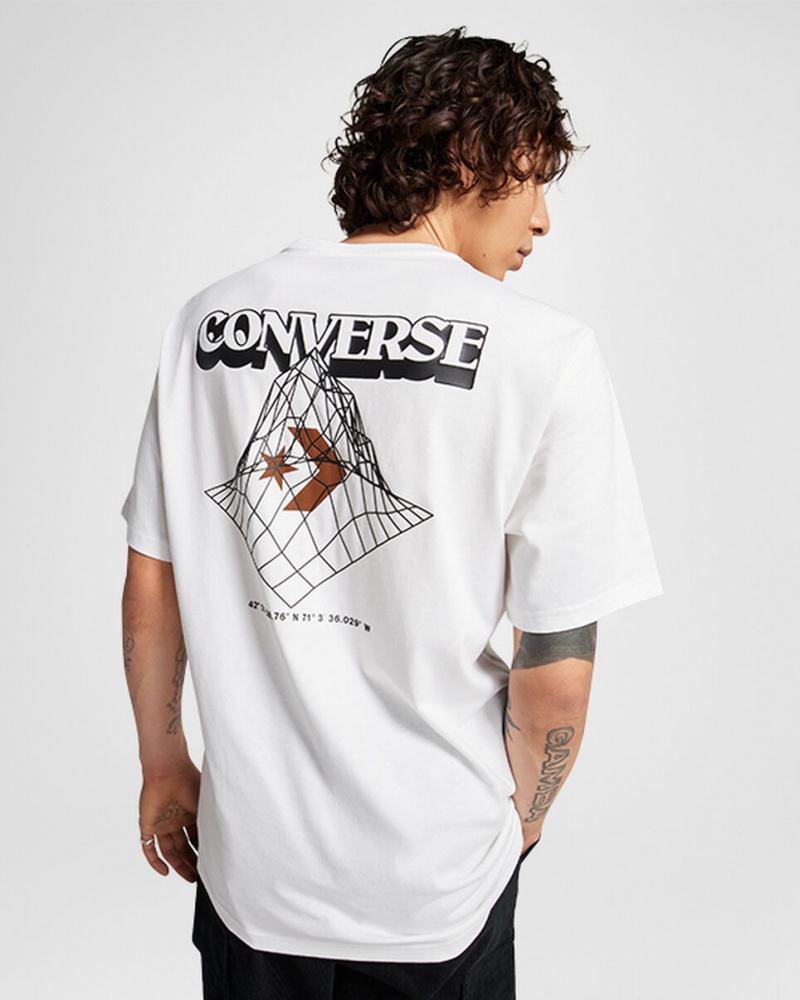 Converse All Star Mountain T-Shirt Blancas | 976-MSFHLG