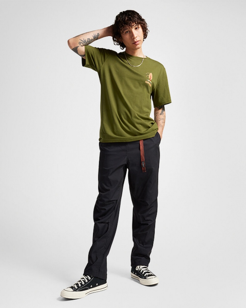 Converse All Star Tree T-shirt Verde | 704-BGLUIQ