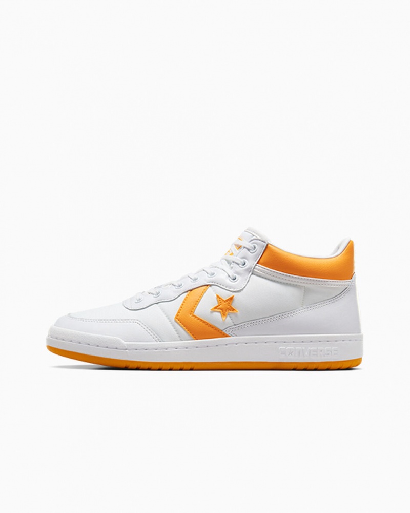 Converse CONS Fastbreak Pro Cuero Blancas Amarillo Claro Blancas | 813-VEYPLS