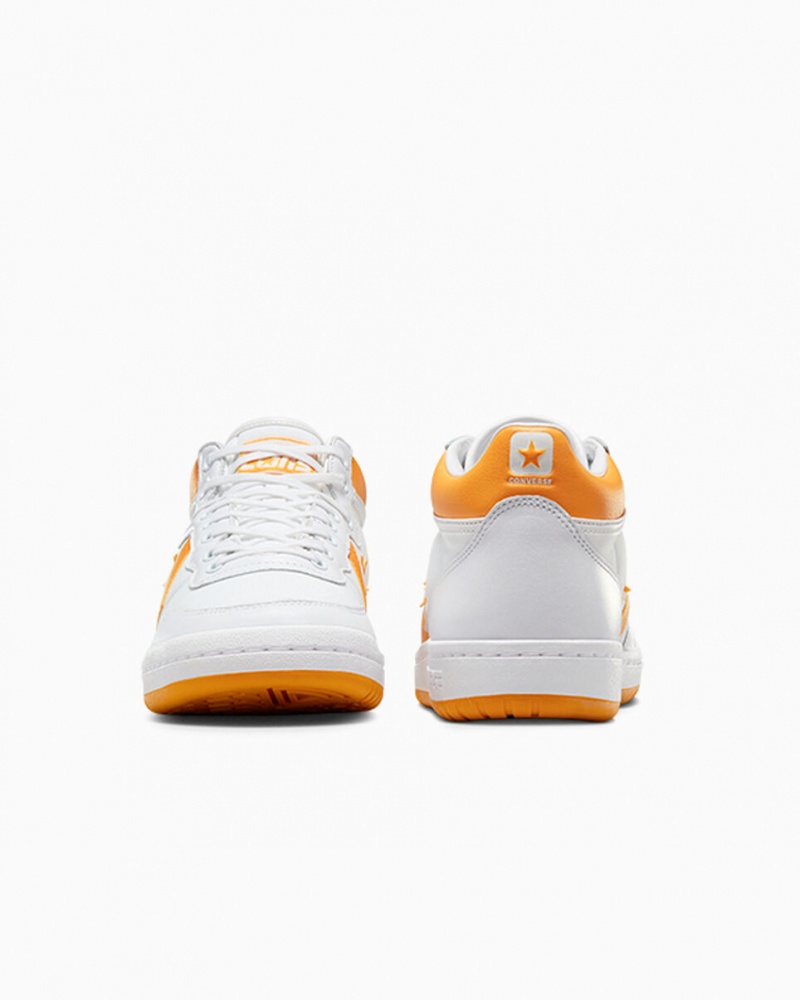 Converse CONS Fastbreak Pro Cuero Blancas Amarillo Claro Blancas | 813-VEYPLS