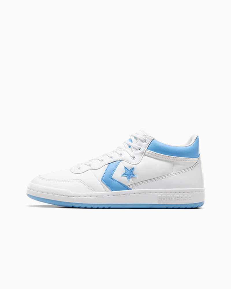 Converse CONS Fastbreak Pro Cuero Blancas Azules Blancas | 297-VNTHIC