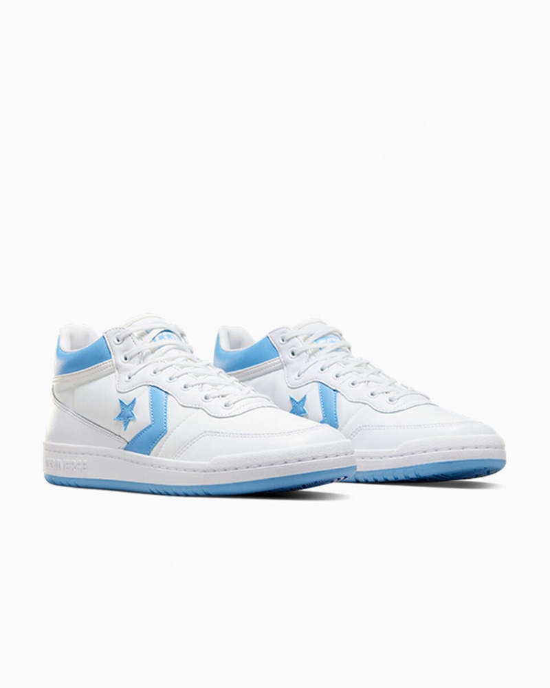 Converse CONS Fastbreak Pro Cuero Blancas Azules Blancas | 297-VNTHIC