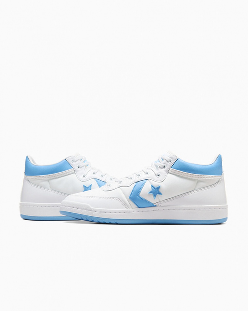 Converse CONS Fastbreak Pro Cuero Blancas Azules Blancas | 297-VNTHIC