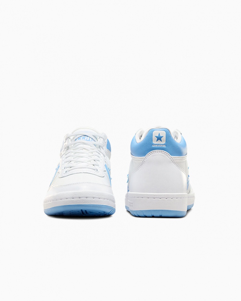 Converse CONS Fastbreak Pro Cuero Blancas Azules Blancas | 297-VNTHIC