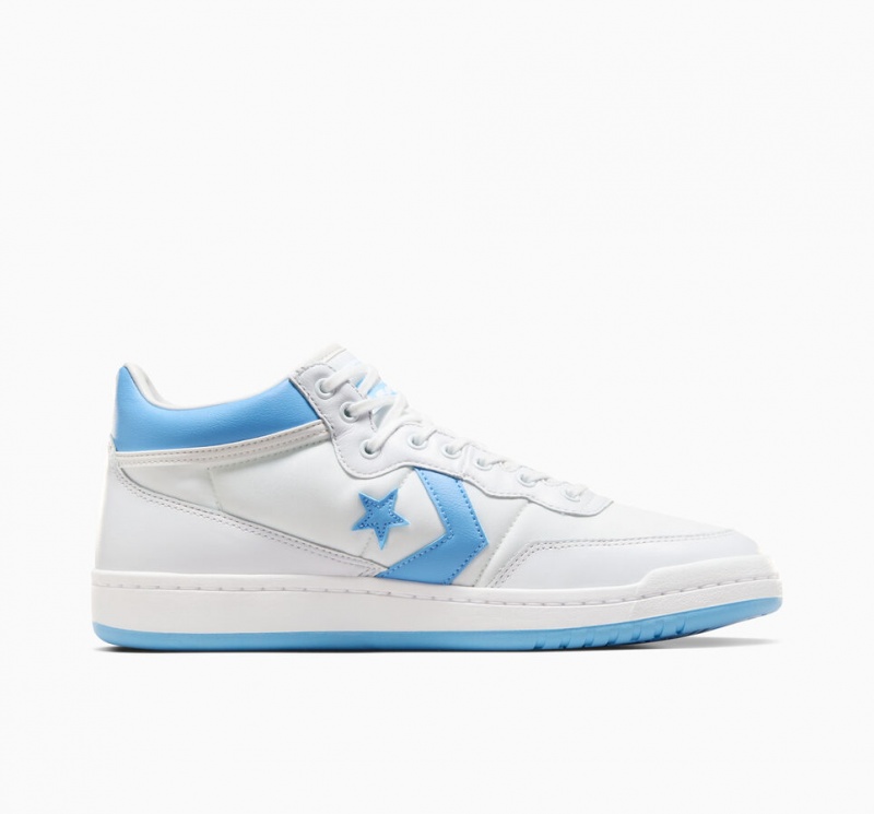 Converse CONS Fastbreak Pro Cuero Blancas Azules Blancas | 297-VNTHIC