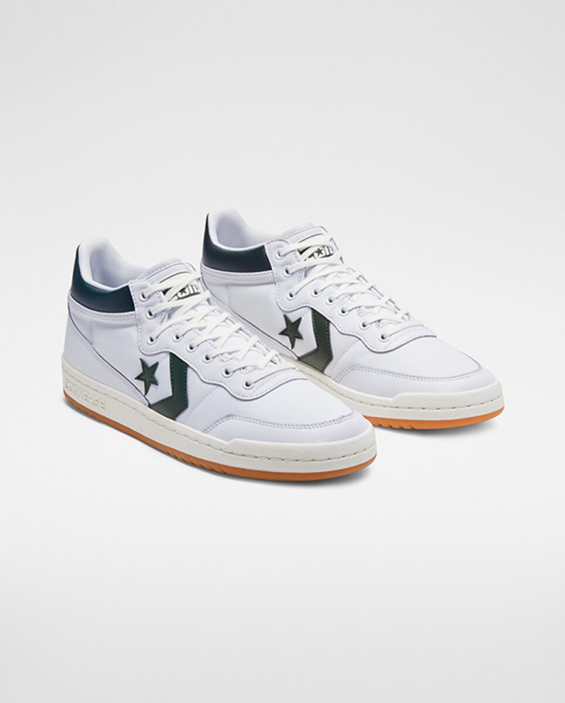 Converse CONS Fastbreak Pro Cuero Blancas Verde Menta | 643-RWCJKA