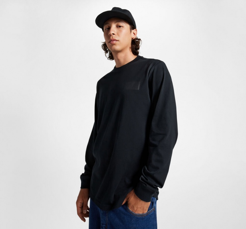 Converse CONS Long Sleeve T-Shirt Negras | 693-LSJRXQ