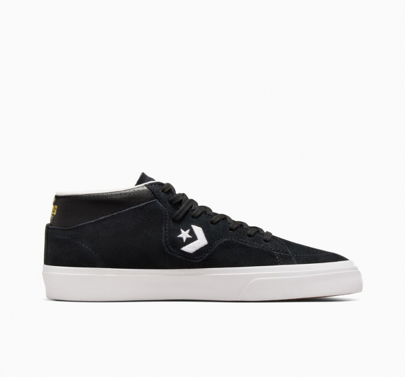 Converse CONS Louie Lopez Pro Mid Negras Negras Blancas | 930-AITVXG