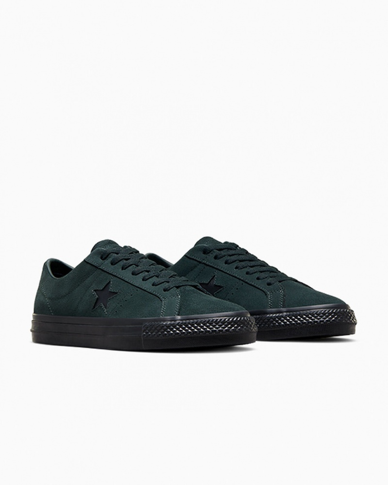 Converse CONS One Star Pro Verde Negras Negras | 325-EWTXYJ