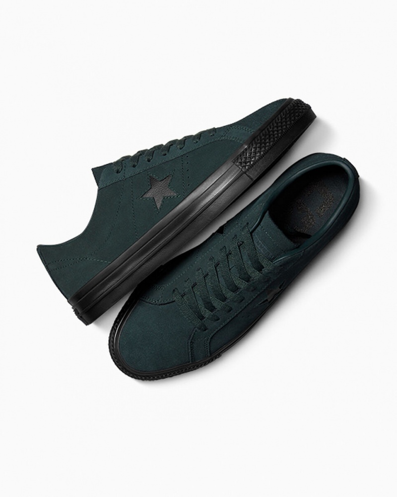 Converse CONS One Star Pro Verde Negras Negras | 325-EWTXYJ