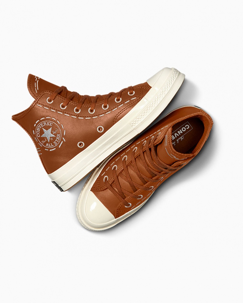 Converse Chuck 70 Bold Stitch Tawny Owl / Tawny Owl / Egret | 794-DFLIMA