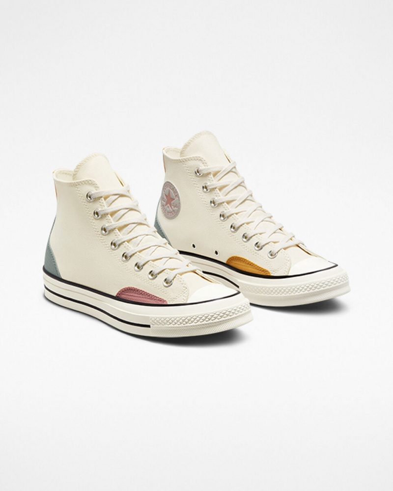 Converse Chuck 70 Color Block Gris Amarillo | 531-JWQESD