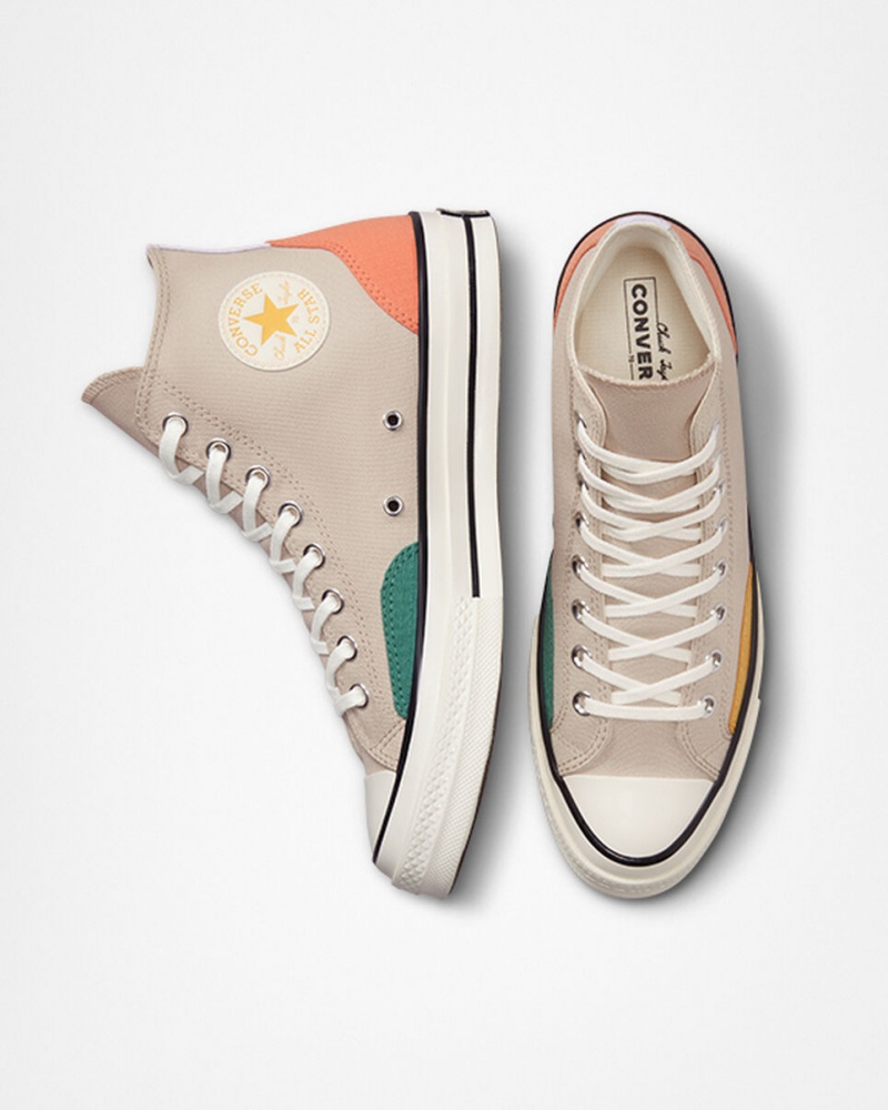 Converse Chuck 70 Color Block Naranjas | 031-NCVMFQ