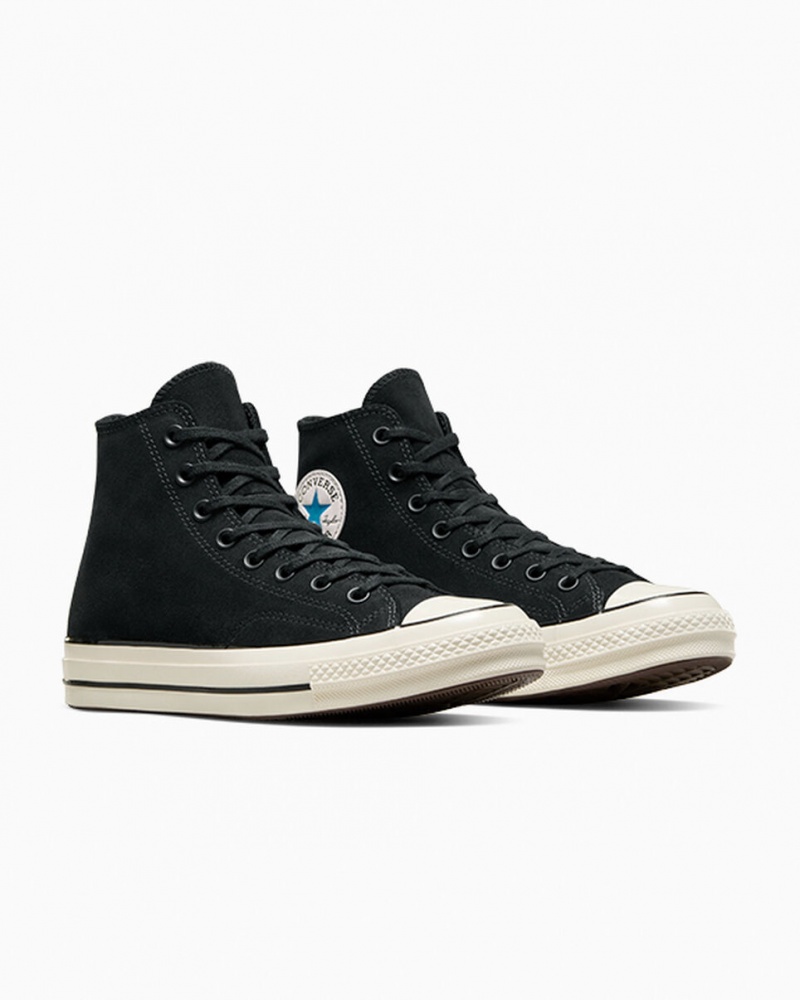 Converse Chuck 70 Gamuza Negras Azules | 638-FKAJDH