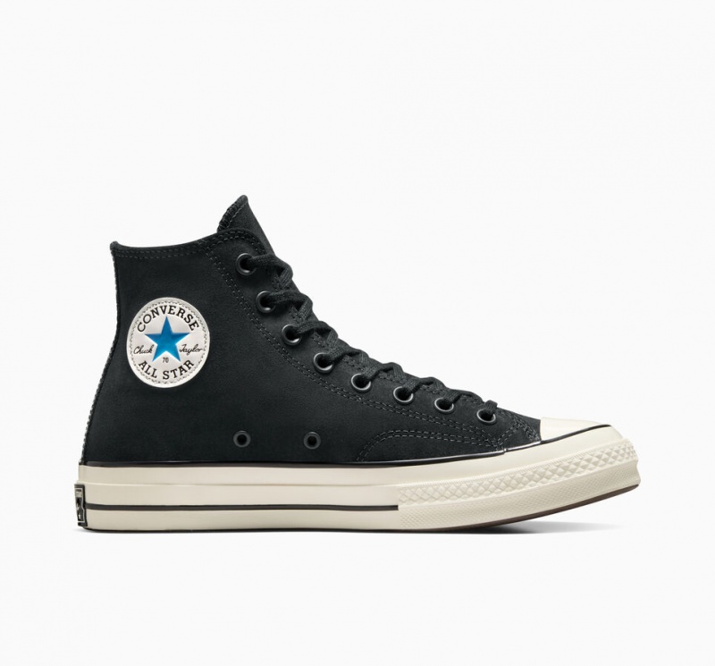 Converse Chuck 70 Gamuza Negras Azules | 638-FKAJDH