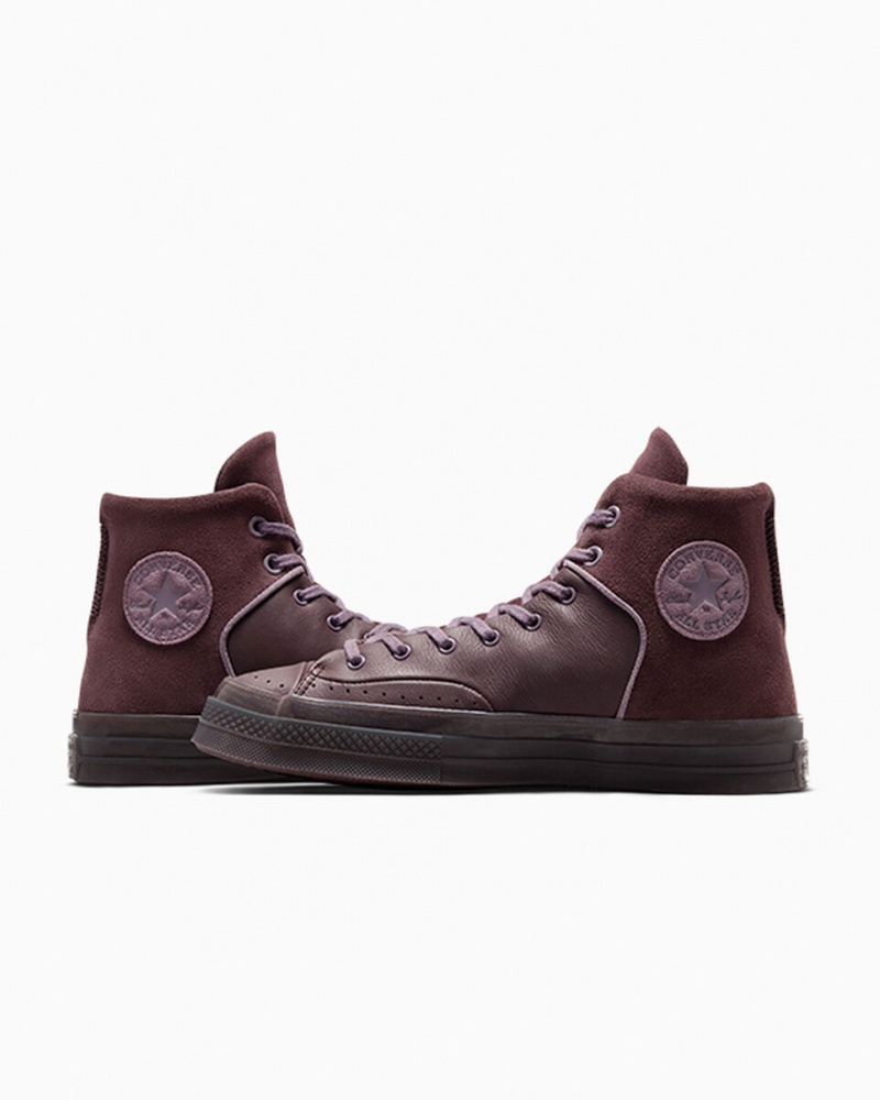 Converse Chuck 70 Marquis Cuero Gris | 530-TCSEFM