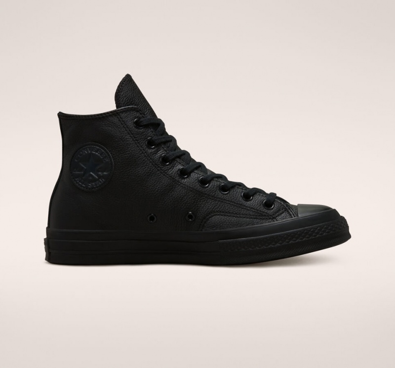 Converse Chuck 70 Tonal Cuero Negras Negras Negras | 256-ARKBOX