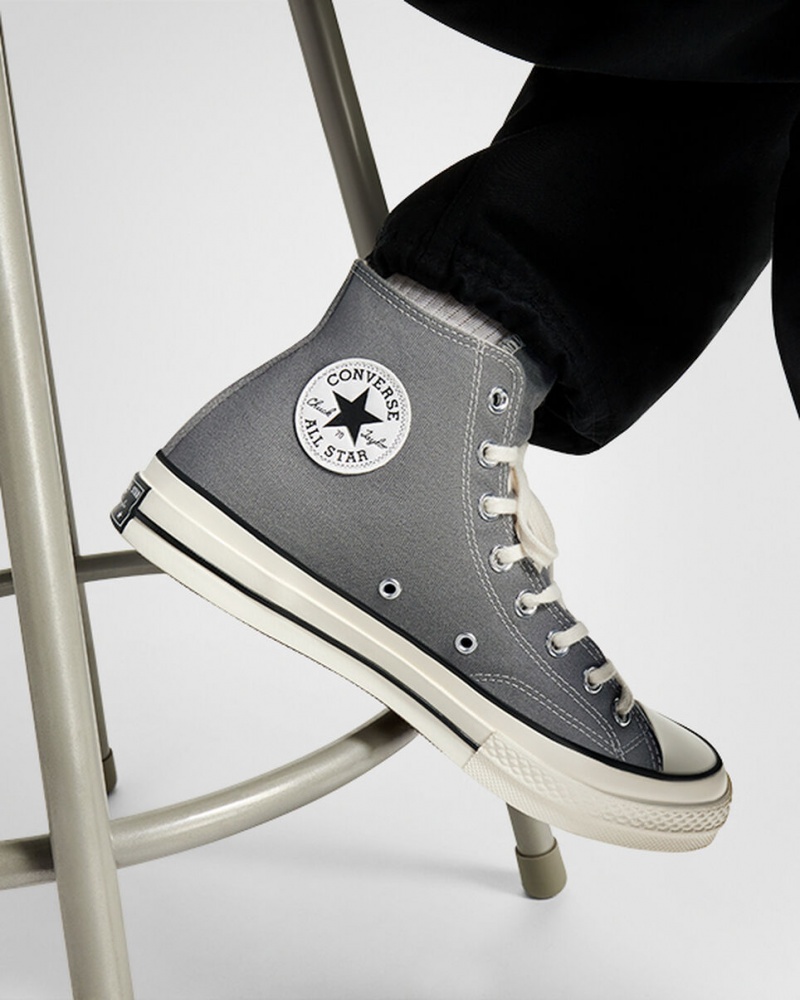 Converse Chuck 70 Vintage Lona Gris Negras | 904-XKTDOL