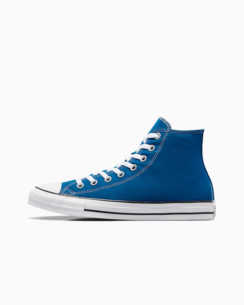 Converse Chuck Taylor All Star Azules Blancas Blancas | 316-ZISQVP