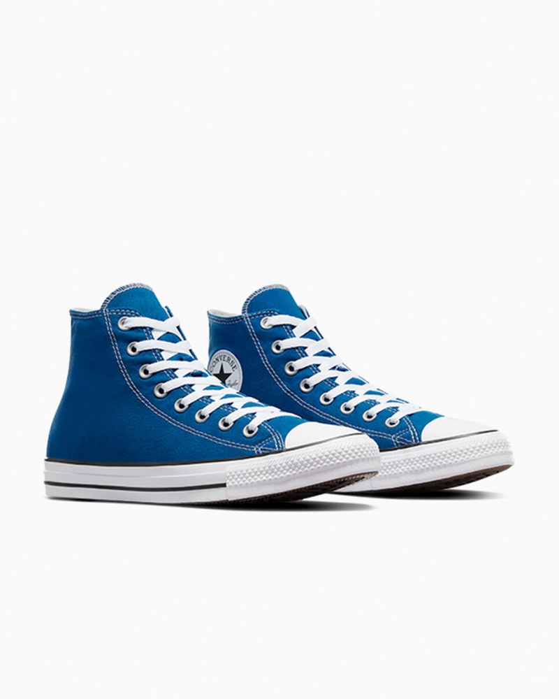 Converse Chuck Taylor All Star Azules Blancas Blancas | 316-ZISQVP