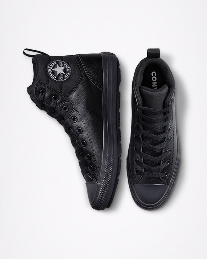 Converse Chuck Taylor All Star Berkshire Boot Negras Negras | 163-XIDKMZ