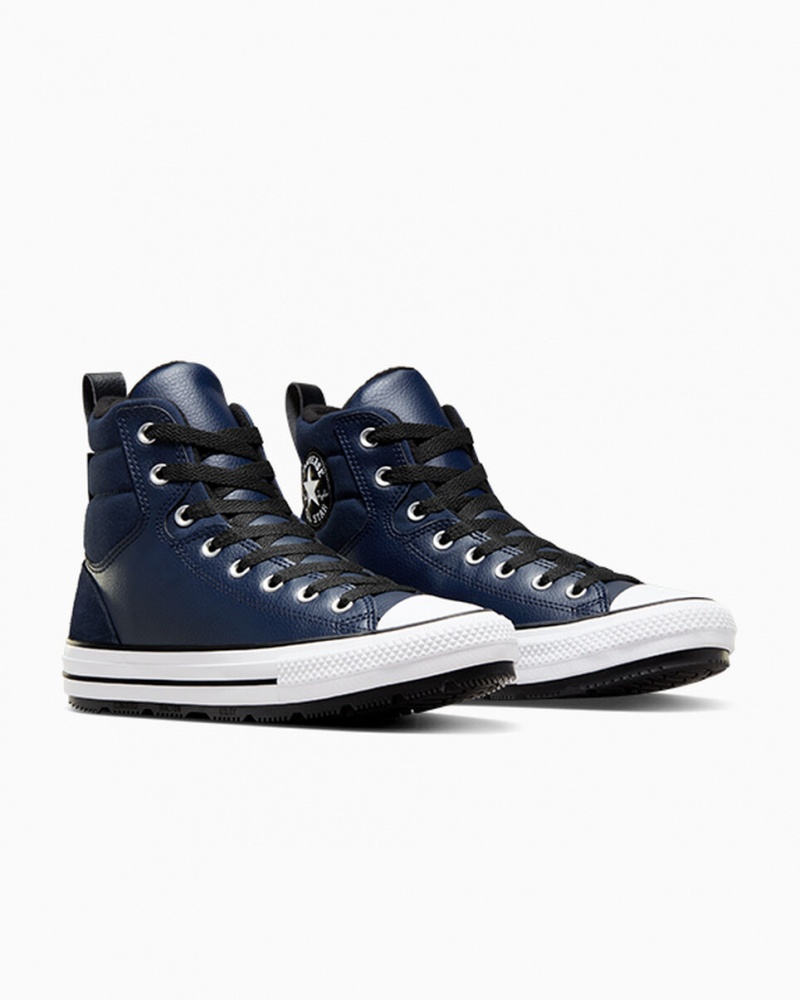 Converse Chuck Taylor All Star Berkshire Boot Obsidian Negras Blancas | 436-NMFYCI