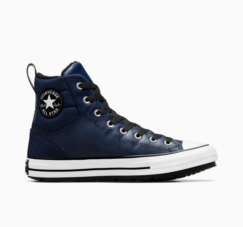 Converse Chuck Taylor All Star Berkshire Boot Obsidian Negras Blancas | 436-NMFYCI