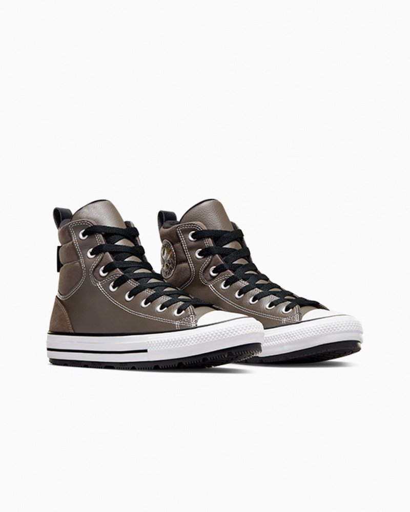 Converse Chuck Taylor All Star Berkshire Boot Negras Blancas | 376-ASXVGZ