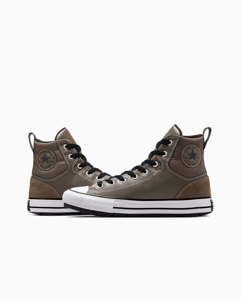 Converse Chuck Taylor All Star Berkshire Boot Negras Blancas | 376-ASXVGZ